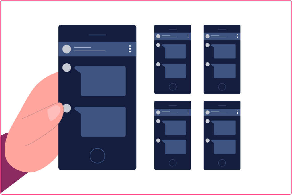 An image describing a step in the CEL Solicitors help centre guide, How to download and export WhatsApp messages to your phone